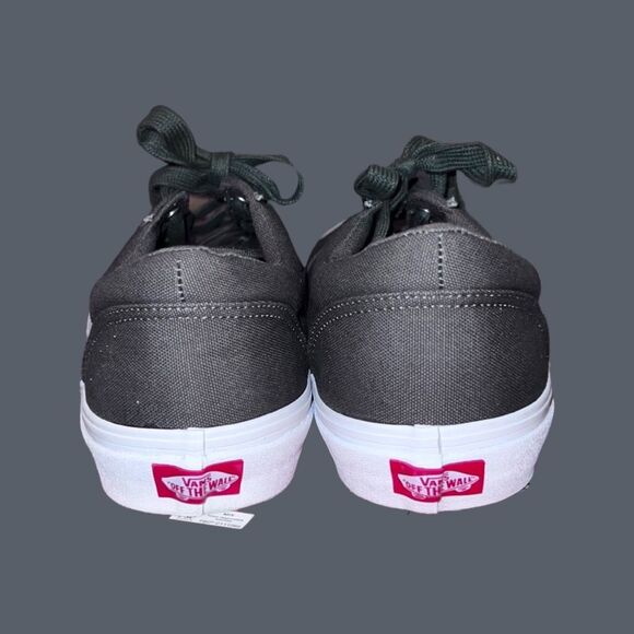 NWOB Vans Style 205 Dipped Trainer Sneakers Olive/True White Size 10.5 - Picture 5 of 10